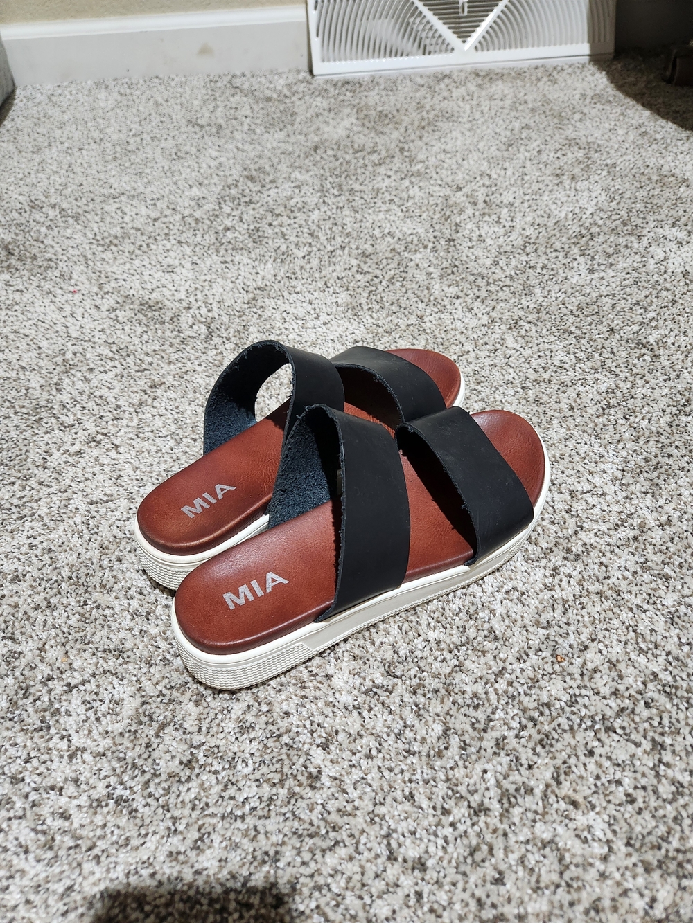 MIA Black Sandals